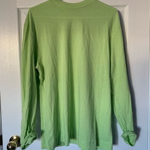 Oversized neon yellow top